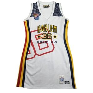 VTG Platinum FUBU Harlem Globetrotters Jersey Dress Limited Edition Womens L